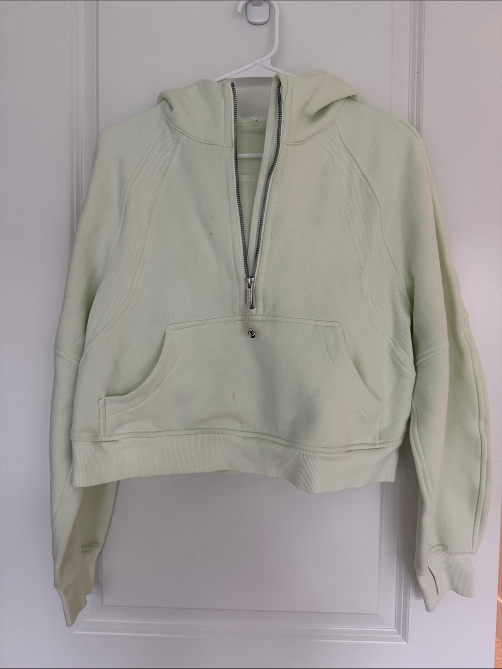 Lululemon Scuba Oversized Half- Zip Hoodie Womens XS/S - Light Mint